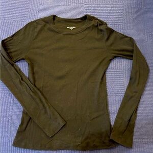 MM LAFLEUR long sleeve crew neck ribbed tee size M/L black like new